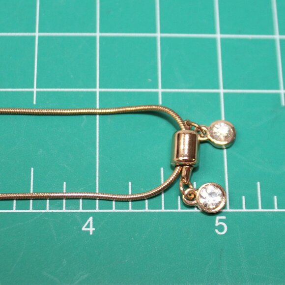 Beautiful Gold Tone Ankle Bracelet - Picture 6 of 6